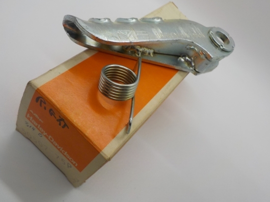 AERMACCHI SX175 SX250 SXT125 "NEW OLD STOCK" RIGHT FOOT PEG WITH SPRING #50507-75